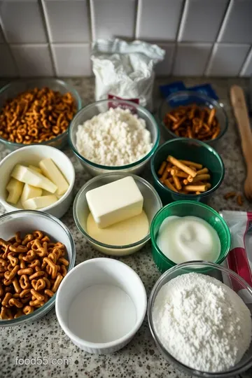 Sweet & Salty Delight: Jello Pretzel Dessert ingredients