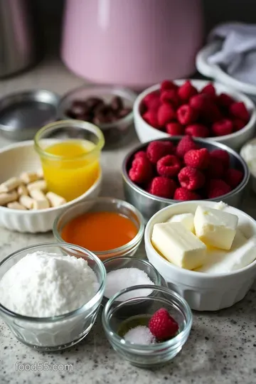 Sweet & Tart Homemade Raspberry Pie Filling ingredients