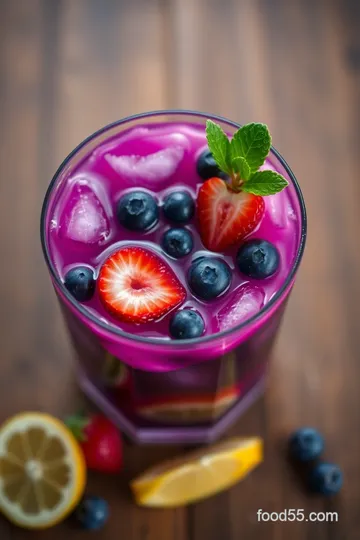 Vibrant Purple Punch Recipe presentation