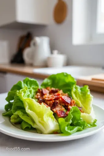 Warm Wilted Lettuce Salad with Bacon and Garlic steps