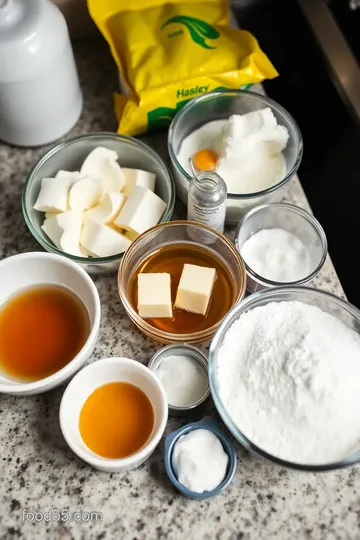 Mascarpone Honey Icing ingredients