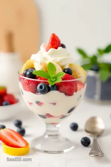 Fruit and Cream Delight presentation