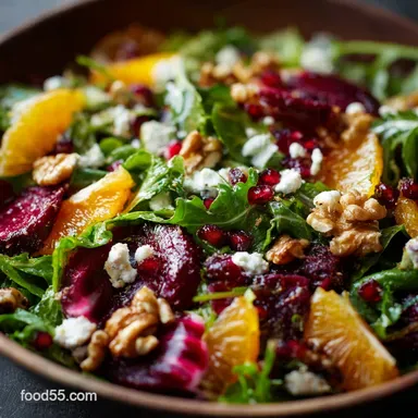 15Minute Thanksgiving Salad: Quick Easy Holiday Side in Minutes Recipe Card