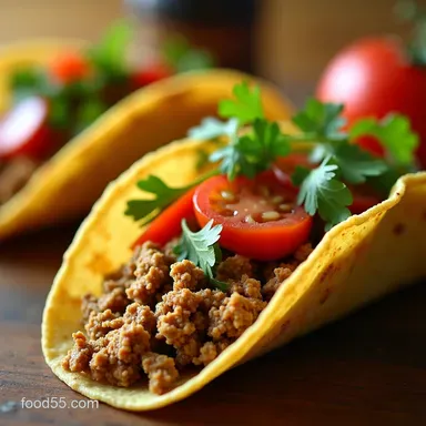 How to make the quickest 15Minute Ground Turkey Tacos My GoTo Recipe Card