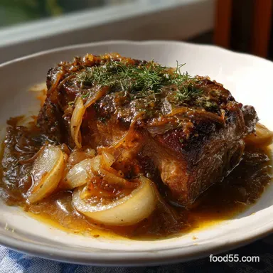 22 Winter Dinner Recipes: Velvety Onion-Rich Comfort Recipe Card