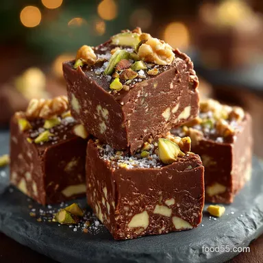 Foolproof 2Ingredient Christmas Fudge Recipe for Easy Gifting Recipe Card