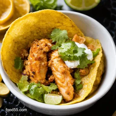 6Minute Air Fryer Fish Taco Bowls My Weeknight Secret Recipe Card