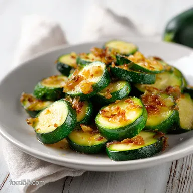 Asian Zucchini Side in 15 Minutes Recipe Card