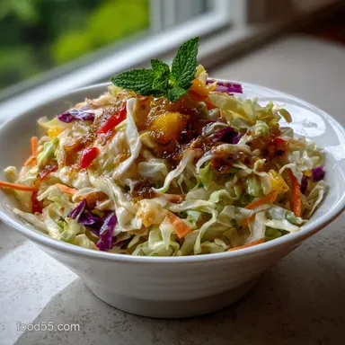 Addictive Cabbage Salad: Umami Crunch Salad Ready Fast Recipe Card