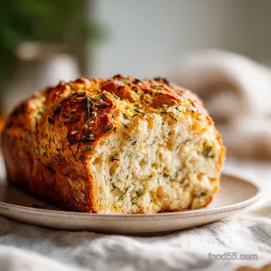 Addictive Bread with Garlic & Herbs in 35 Minutes