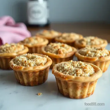 Adorable Mini Apple Pies: Easy Cinnamon Streusel Recipe! Recipe Card