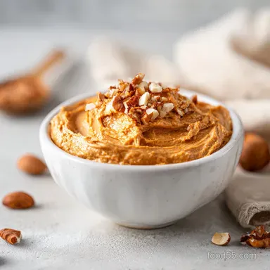 Roasted Nut Butter with Coconut Oil: Velvety and Glossy Recipe Card