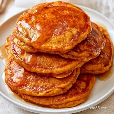 Almond Flour Pumpkin Pancakes in 15 Min Recipe Card