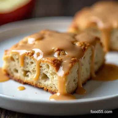 Fluffy Apple Scones with Brown Butter Spiced Glaze Recipe