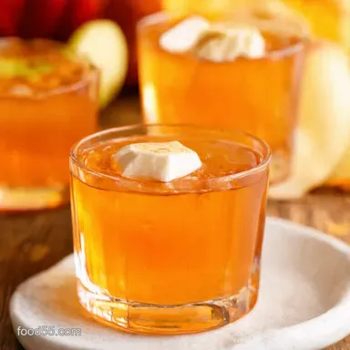 Apple Pie Jello Shots Easy Spiced Cider Shooters for Fall Parties Recipe Card