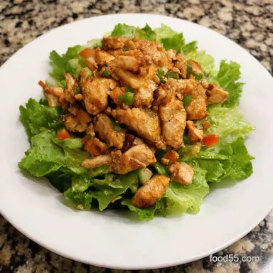 My Easy Applebees Copycat Asian Chicken Salad Bright Crunchy Recipe Card