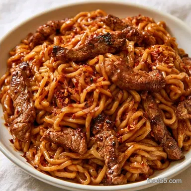 Asian Beef Ramen in 25 Minutes