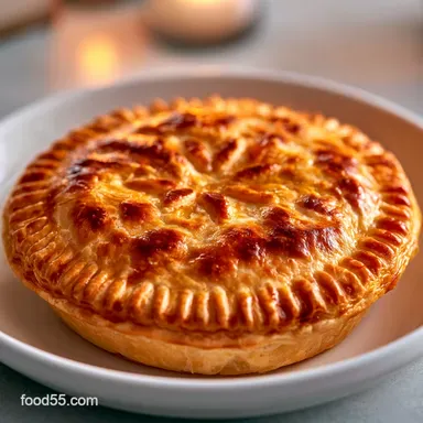 Cornish Pasty for 8 Servings Recipe Card