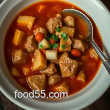 Authentic Mexican Menudo: A Heartwarming Comfort Food Classic Recipe Card