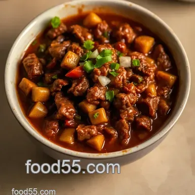Texas-Style Homemade Chili Recipe: Award-Winning & Beefy! Recipe Card