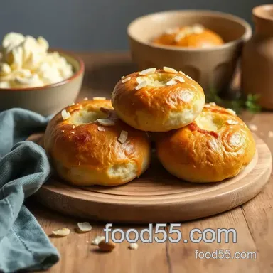 My Sunday Morning Bliss: Bake Almond Flour Rolls with Cheesy Goodness Recipe Card