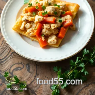 Ultimate Bake Chicken Pastry with Creamy Filling: My Family's Favorite! Recipe Card
