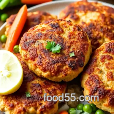 How to Bake Chicken Patties: Flaky & Delicious, Just Like Grandma's! Recipe Card