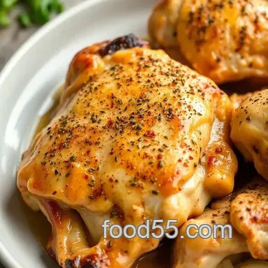 Easy & Juicy Bake Chicken Thighs for Tasty Family Dinner: My Fail-Proof Herb Glazed Method Recipe Card