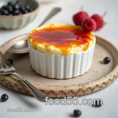 How to Bake Creamy Crème Brûlée with Caramel Top: A Delightful Treat! Recipe Card