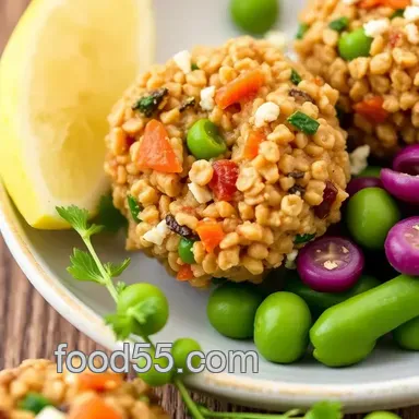 Easy Bake Rainbow Grain Bites - Healthy Fun for Kids! Recipe Card