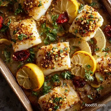 Baked Cod Sheet Pan Dinner: The Minimal Cleanup, Easy Sheet Pan Dinner Recipe Card