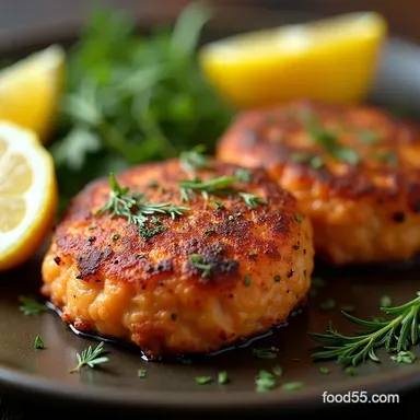 Easy Baked Salmon Cakes with Lemon Dill Foolproof Recipe Recipe Card