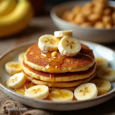 Banana Pancake Cereal Tiny Banana Pancakes to Eat Like Cereal Recipe Card