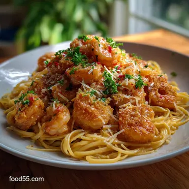 Bang Bang Shrimp Pasta: 30-Minute Spicy Cream Recipe Recipe Card