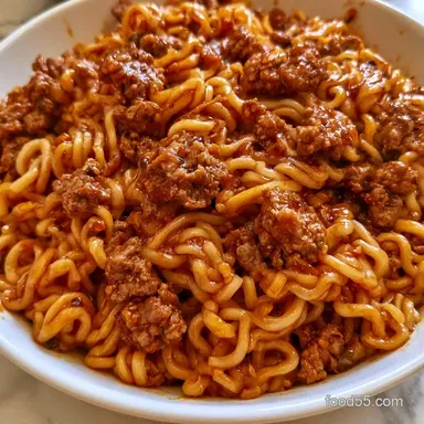 Beef Sesame Ramen in 30 Minutes Recipe Card