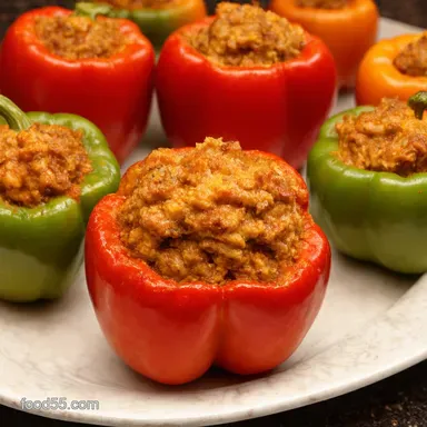 Easy Stuffed Bell Peppers My Familys Best Recipe Recipe Card