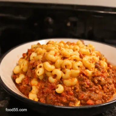 BellyBustin Chili Mac Recipe Comfort Food Done Right Recipe Card