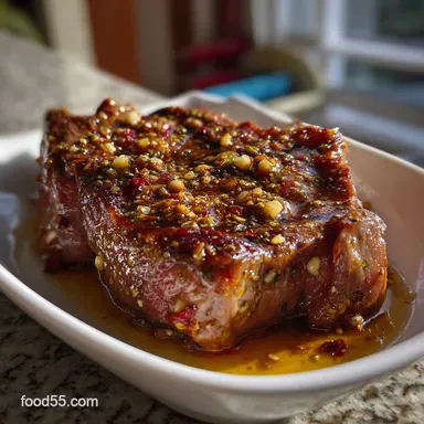 The Best Steak Marinade For Flavorful Steak: Umami Rich Recipe Card
