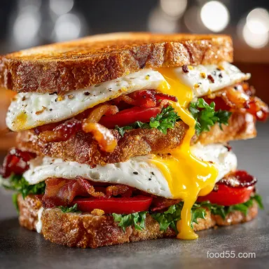Breakfast BLT Egg Sandwich My GoTo Easy Weekday Brunch