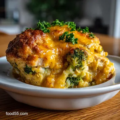 Broccoli Cheddar Biscuit Chicken Casserole You Need: 10-Min Prep