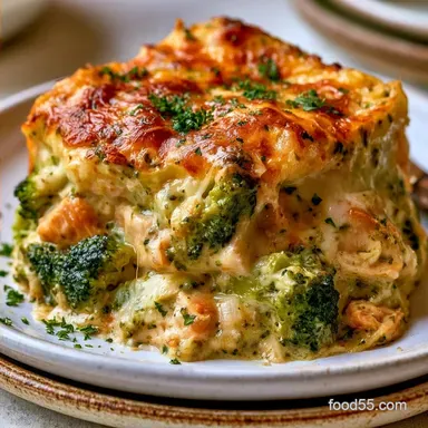 Broccoli Chicken Casserole with Noodles