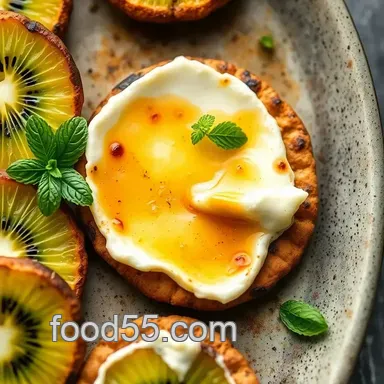 Easy & Delicious Broil Brie with Sweet Kiwi Chips in 25 Min: My Go-To Recipe Recipe Card
