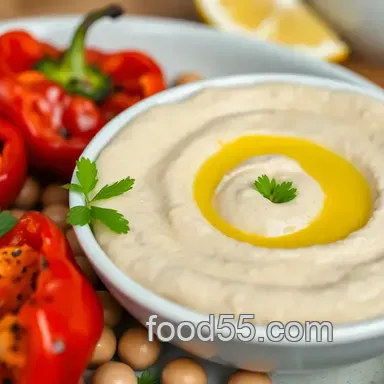 Easy & Flavorful Broiled Red Pepper Hummus: My Secret for Smooth Joy