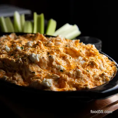Easy Buffalo Chicken Dip The Ultimate CrowdPleaser Recipe Card
