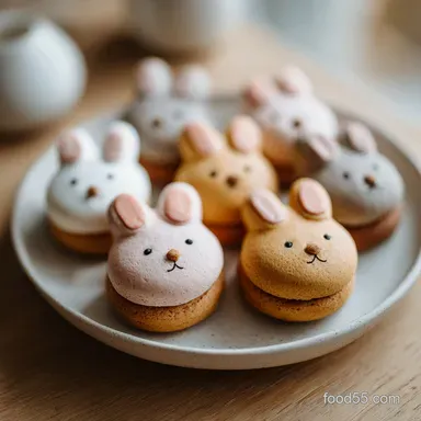 Bunny Oreo Balls: No Bake Treat for 24 Servings Recipe Card