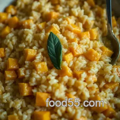 Comforting Butternut Squash Recipes: My Creamy Risotto with Sage Recipe Card