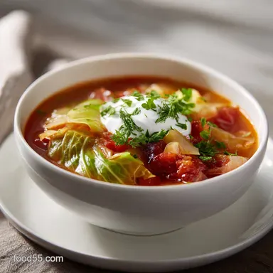 Cabbage Roll Soup: A Hearty One-Pot Recipe for 6 Servings