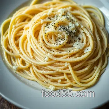 Delicious Cacio e Pepe Recipe Stanley Tucci: Mastering Roman Comfort Recipe Card