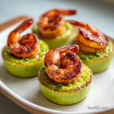 Cajun Guacamole Shrimp Cups in 30 Minutes Recipe Card