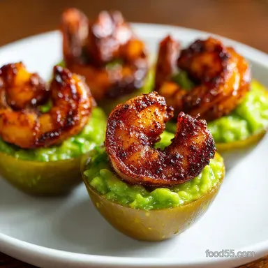 Cajun Guacamole Shrimp Cups in 30 Minutes